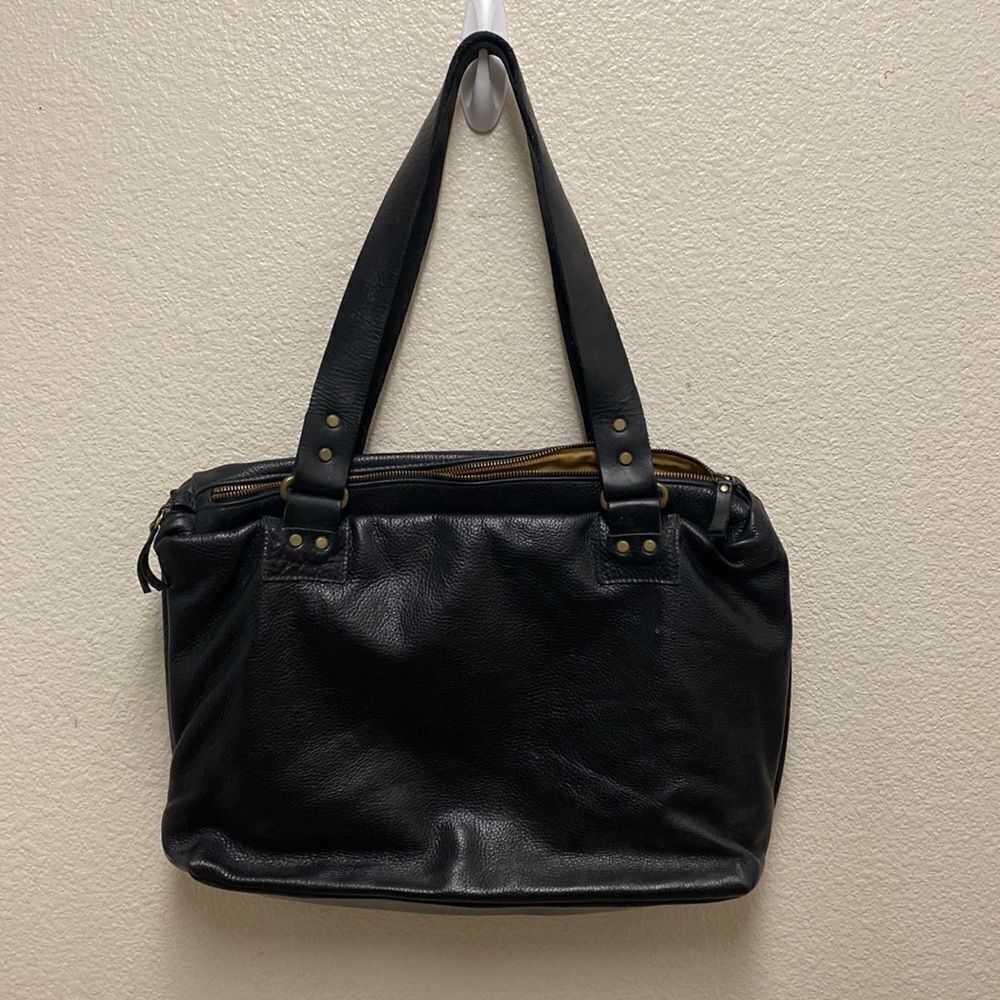 Kamen Road Leather Laptop Tote Bag